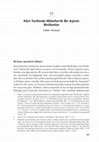 Research paper thumbnail of Kürt Tarihinde Müteferrik Bir Aşiret: Birûkanlar