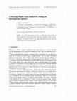 Research paper thumbnail of A two-step Monte Carlo method for wetting on heterogeneous surfaces