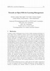 Research paper thumbnail of Lern-Service-Engineering: Towards an Open SOA for Learning Management