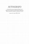 Research paper thumbnail of A. Siciliano, «"Ti abbraccio, perché sei un poeta": amicizia, letture, editing nel carteggio Barolini-Bassani», «Autografo», numero 68, anno XXX, 2022 (Sul confine dei carteggi di carta. Lettere letterate 1931-1996, a cura di Giuseppe Antonelli e Giorgio Panizza), pp. 77-92. [indice e anteprima]