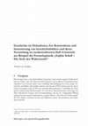 Research paper thumbnail of Geschichte im Dokudrama: Zur Konstruktion und Inszenierung von Geschichtsbildern und deren Vermittlung im medienreflexiven DaF-Unterricht am Beispiel der Fernsehepisode "Sophie Scholl - Die Seele des Widerstands"