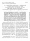 Research paper thumbnail of Use of Oligoarrays for Characterization of Community-Onset Methicillin-Resistant Staphylococcus aureus