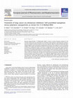 Research paper thumbnail of Treatment of lung cancer via telomerase inhibition: Self-assembled nanoplexes versus polymeric nanoparticles as vectors for 2′-O-Methyl-RNA