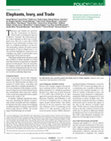 Research paper thumbnail of Elephants, Ivory, and Trade