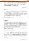 Research paper thumbnail of Enciclopedia mínima de Arqueología General y de Venezuela