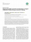 Research paper thumbnail of Balancing Shareability and Positive Interdependence to Support Collaborative Problem-Solving on Interactive Tabletops