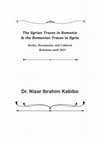 Research paper thumbnail of Historical Overview of the Syrian-Romanian Cultural Relations