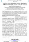 Research paper thumbnail of Effect of Over Consolidated Clay on the Behavior of Raft Foundation by using PLAXIS 3D Software