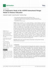 Research paper thumbnail of A Comparative Study of the ADDIE Instructional Design Model in Distance Education