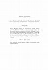 Research paper thumbnail of Jerzy Niezbrzycki a Instytut Wschodni „Reduta” [w:] Kontrwywiad II Rzeczpospolitej, t. 9, red. R. Majzner, Warszawa 2022, s. 410-421