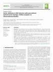 Research paper thumbnail of Aortic Stiffness in HIV Infection with and without Antiretroviral Therapy. A Meta-analysis of Observational Studies