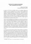 Research paper thumbnail of Que faire de la traduction automatique dans l'enseignement du français ?