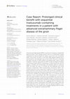 Research paper thumbnail of Case Report: Prolonged clinical benefit with sequential trastuzumab-containing treatments in a patient with advanced extramammary Paget disease of the groin