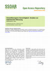 Research paper thumbnail of Umweltbezogene Gerechtigkeit : Ansätze zur statistischen Messung