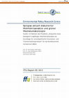 Research paper thumbnail of Studie I im Rahmen des Projektes „Eckpunkte eines ökologisch tragfähigen Wohlfahrtskonzepts als Grundlage für umweltpolitische Innovations- und Transformationsprozesse“ für das Bundesumweltministerium (BMU)