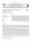 Research paper thumbnail of Tendency to commit traffic violations and presence of passengers in the car