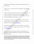 Research paper thumbnail of Effect of Gender on Clinical Presentation of Tuberculosis (TB) and Age-Specific Risk of TB, and TB-Human Immunodeficiency Virus Coinfection