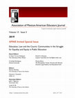 Research paper thumbnail of Education, Law and the Courts: Communities in the Struggle for Equality and Equity in Public Education