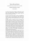 Research paper thumbnail of G. Allegri, segnalazione di "Les temps du travail", PUR, 2014, in "Nuova Rivista Storica", Gennaio-Dicembre 2014, fascicoli I-III, Bollettino Bibliografico