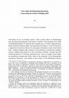 Research paper thumbnail of New Light and Remaining Questions Concerning the Death of Philipp Jaffé