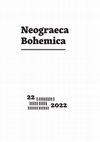 Research paper thumbnail of «Δημήτρης Καργιώτης. Περιστασιακή ποίηση. Δοκίμιο για την ανάδυση μιας κατηγορίας. Αθήνα: Εκδόσεις Gutenberg, 2021, 285 σελ. ISBN 978-960-01-2194-0», Neograeca Bohemica 22 (2022), σσ. 149-153.