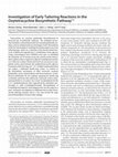 Research paper thumbnail of Investigation of Early Tailoring Reactions in the Oxytetracycline Biosynthetic Pathway