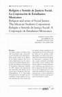 Research paper thumbnail of Religión y Sentido de Justicia Social. La Corporación de Estudiantes Mexicanos Religion and sense of Social Justice. The Mexican Students Corporation Religião e Sentido de Justiça Social. A Corporação de Estudantes Mexicanos