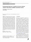 Research paper thumbnail of Experimental behaviour of reinforced concrete elements repaired with polymer-modified cementicious mortar