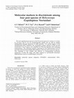 Research paper thumbnail of Molecular markers to discriminate among four pest species ofHelicoverpa(Lepidoptera: Noctuidae)