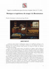 Research paper thumbnail of Musique et expérience du temps à la Renaissance : Appel à contributions pour la revue Seizième Siècle (n° 27, 2025)