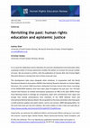 Research paper thumbnail of Theorising and contextualising human rights education