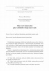 Research paper thumbnail of Mimo woli i mimowolnie jako wykładniki relacji umysł–ciało