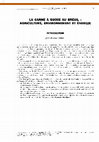 Research paper thumbnail of Agriculture alimentation environnement