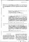 Research paper thumbnail of Effets du remodelage parcellaire sur la fixation des phosphates en divers types de sols des Antilles