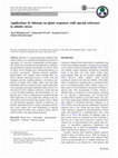 Research paper thumbnail of Application of chitosan on plant responses with special reference to abiotic stress