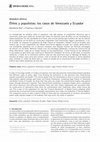 Research paper thumbnail of Élites y populistas: los casos de Venezuela y Ecuador