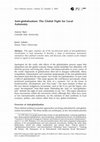 Research paper thumbnail of Anti-globalization: The Global Fight for Local Autonomy