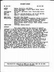 Research paper thumbnail of School Development Program Impact Study, Benton Harbor 1985-1986