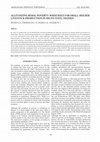 Research paper thumbnail of Alleviating Rural Poverty: What Role for SmallHolder Livestock Production in Delta State, Nigeria