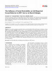 Research paper thumbnail of The Influence of Social Desirability on Self-Reported Sexual Behavior in HIV Survey in Rural Ethiopia