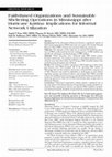 Research paper thumbnail of Faith-Based Organizations and Sustainable Sheltering Operations in Mississippi after Hurricane Katrina: Implications for Informal Network Utilization