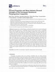 Research paper thumbnail of Flexural Properties and Mean Intrinsic Flexural Strength of Old Newspaper Reinforced Polypropylene Composites