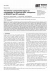 Research paper thumbnail of Transformer components impact on compatibility of measured PDs: comparison of IEC60270 and RF methods