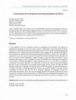 Research paper thumbnail of Características de los productores forestales particulares de México