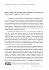 Research paper thumbnail of Ferreira Barrocal, J. (2022). ORTIZ CANSECO, M. (2022). Historia del descubrimiento y conquista del Perú. Madrid: Cátedra, 516 pp.