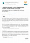 Research paper thumbnail of L'enseignement-apprentissage du français juridique en contexte francophone: approche contextuelle et interculturelle