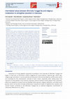 Research paper thumbnail of Interrelated values between Bhineka Tunggal Ika and religious moderation to strengthen pluralism in Indonesia