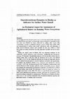 Research paper thumbnail of Macroinvertebrate Dynamics in Ditches as Indicator for Surface Water Runoff. An Ecological Aspect for Assessment of Agricultural Impact on Running Water Ecosystems