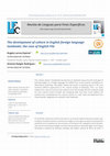 Research paper thumbnail of The development of culture in English foreign language textbooks: the case of English File