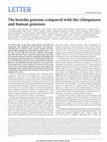 Research paper thumbnail of The bonobo genome compared with the chimpanzee and human genomes